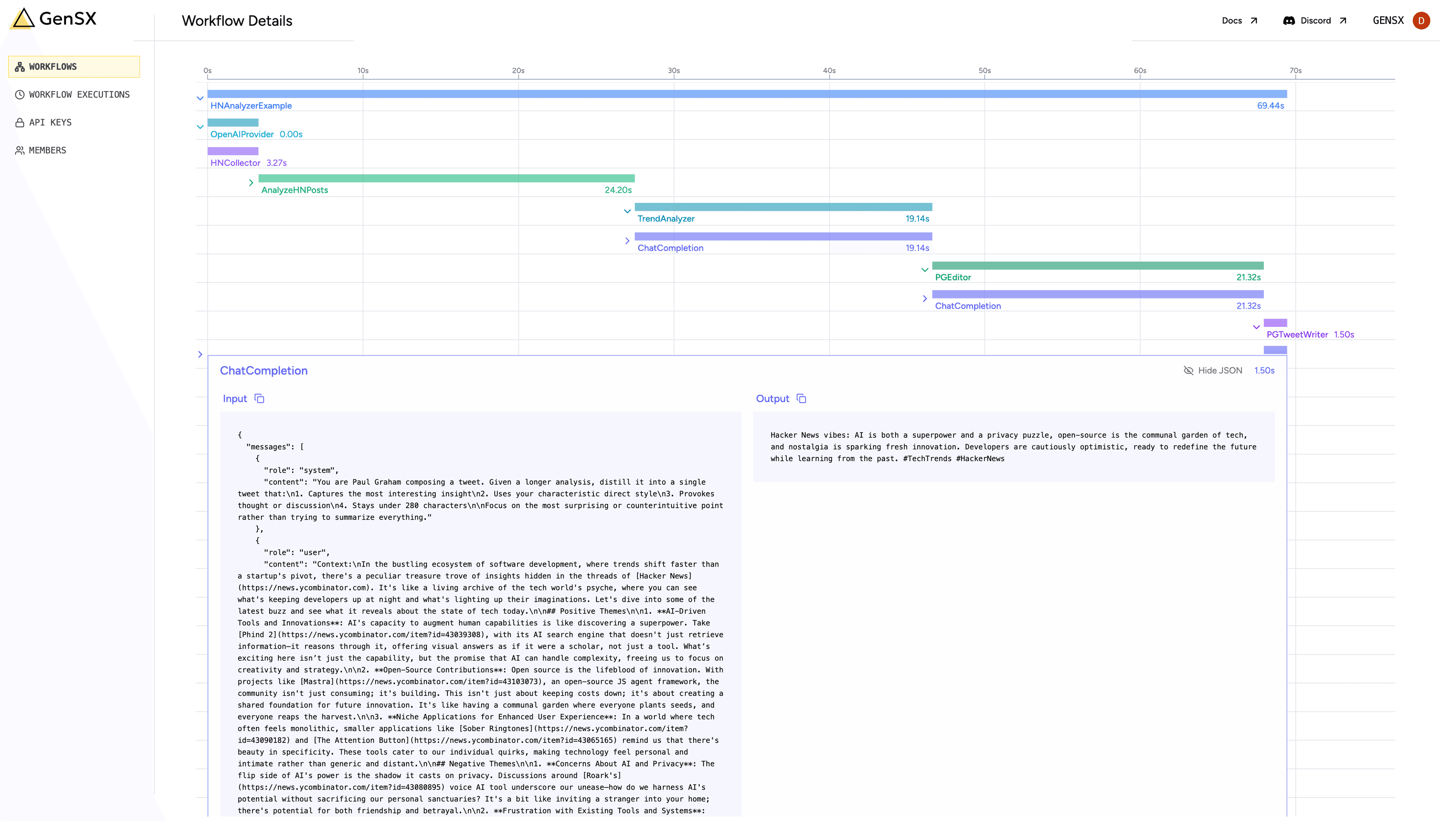 Workflow Visualization